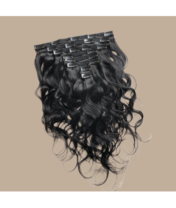 Kit di prolunghe a clip Body Wave Black 120g brillant des détails fins